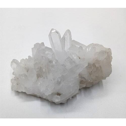 70g natural clear crystal Stone cluster beautiful white quartz crystal cluster reiki healing