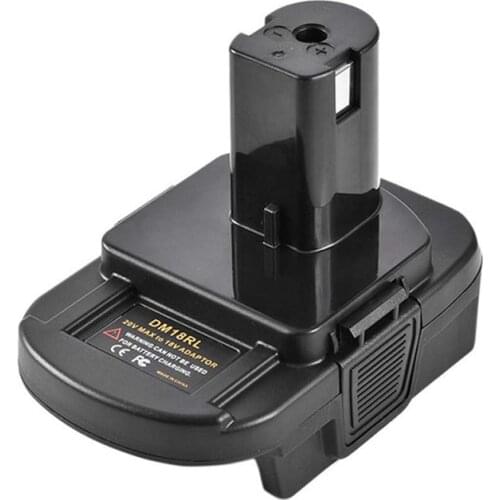 DM18RL Battery Adapter for Dewalt DCB205 for Milwaukee 20V To 18V Li-Ion Battery Convert To for Ryobi 18V P108 ABP1801 Battery
