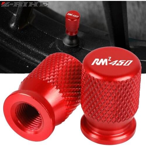 CNC Alumium Wheel Stem Cover Tire Valve Caps Motorcycle Accessories For Suzuki For Suzuki RMZ450 2005-17 2021 RMX450Z 2010-2011