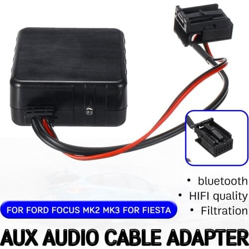 Bluetooth Aux Receiver Cable Adapter for Ford for Focus Mk2 MK3 for Fiesta For C-Max Hifi Quality for Aux Audio Module
