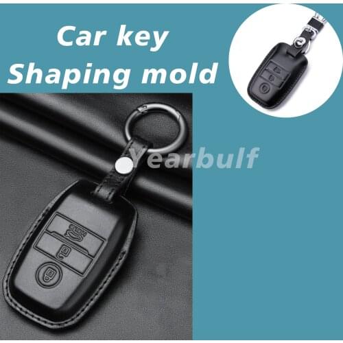 Car Keychain For Kia Custom Leather Car Key Mold Handmade Key DIY Cold Pressing Process Molding Shell Mold