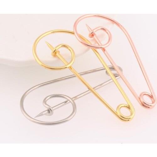 Rose gold Safety Pins 20pcs Knitting Shawl Pins DIY Brooch Scarf Pins for Garment Blanket Pins Jewelry Crafts