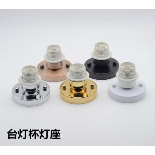 E27 ceramic screw lampholders Table lamp Lamp holder clothing store restaurant aisle wall Lighting Accessories diy