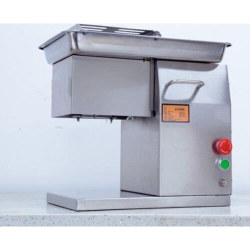 Electric Commercial Meat Slicer Stainless Steel Slicer Wire Cutter Fully Automatic Meat Grinder Sliced Meat Dicing Machin