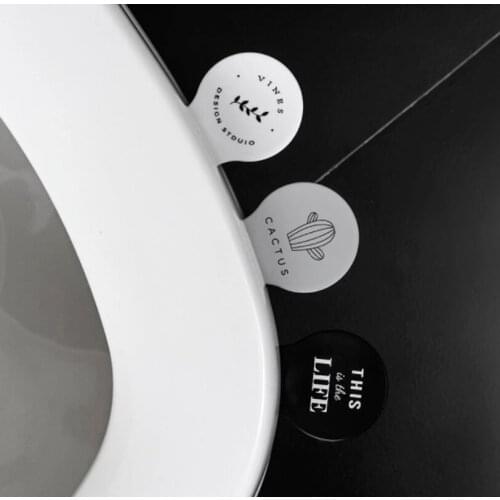 1PC Cartoon Cover Lifter Toilet Seat Handle Holder Bathroom Lid Cover Toilet Bowl Seat Lift Handle Hand Uncovering Toilet Cover