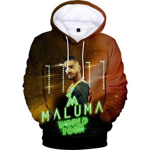 Fashion Maluma 3D Hoodies Men Women Hoodie Autumn Winter Tracksuits Hooded Pullovers Versatile Fashion Casual Maluma Sweatshirts