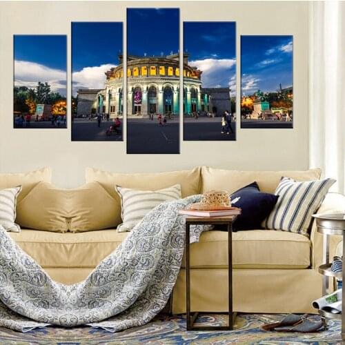 HD Canvas Printed Modular Poster Pictures 5 Pieces Armenia Opera Landscape Home Decor Living Room Wall Art Painting Frame