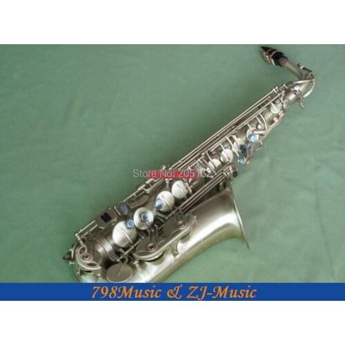 NEW Professional Antique Bronzy Eb Alto Saxophone High F# With Case