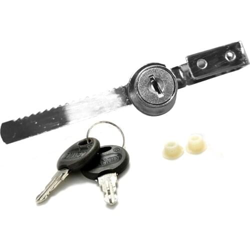 Practical Lock Cabinet Sliding Glass Door Locks With 2 Keys For Reptile Breeding Box Showcase Display Case