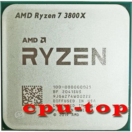 AMD Ryzen 7 3800X R7 3800X 3.9 GHz Eight-Core Sixteen-Thread CPU Processor 7NM L3=32M 100-000000025 Socket AM4