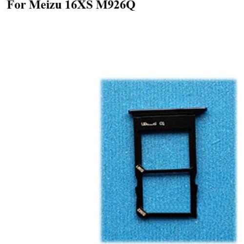 For Meizu 16XS M926Q Nano Sim+Micro SD Card Tray Holder Slot Socket For Meizu 16 XS M926Q Replacement Parts 16XS M 926Q