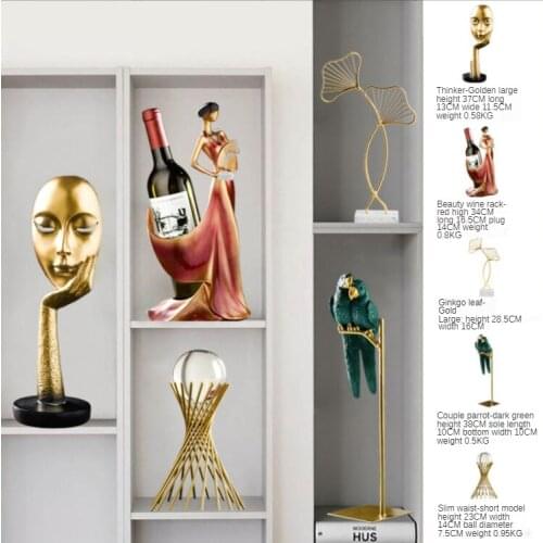 Nordic Light Luxury Home Decor High-end Home Accessories Modern Living Room Decorations Offices Ornaments Figurines For Interior