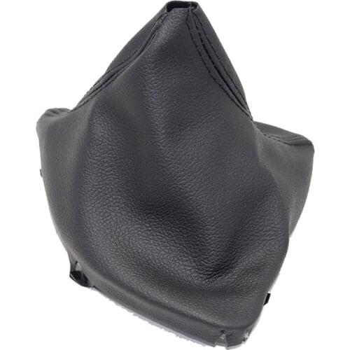 Car Shift Gear Stick Manual Shift Boot Black Leather Boot With Frame For BMW E30 E36 E39 E46 E81 E82 E87 E88 E90 E91 E92 E93