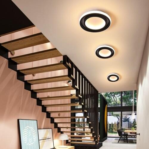 Nordic Indoor Led Ceiling lights For Balcony Aisle Corridor Room Lighting Modern Lamp AC110V AC220V kitchen Fixture