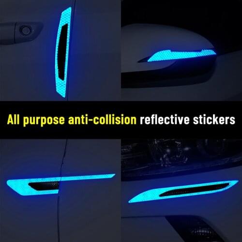 Car body reflective strip Personality stickers Body pattern modification Anti collision warning sticker Night reflective sticker