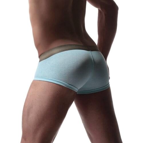 3D Belt Print Underwear Men Boxers Cotton Cueca Homme Underpants Breathable Males Mid Waist Lingerie Boxershort Bottoms 2019 New