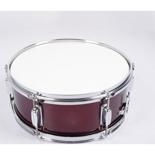 Percussion Instrument 14-Inch Back Frame Small Snare Drum Thickening Wood Cavity with Drum Group Back Frame Small Snare Drum