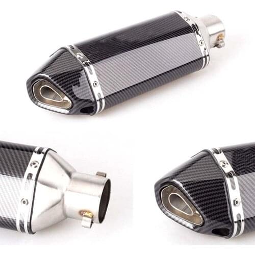 51mm Universal Laser Logo Exhaust Muffler Modified Motorcycle RACING High Performance Exhaust Pipe fit All Motorcycle Escape