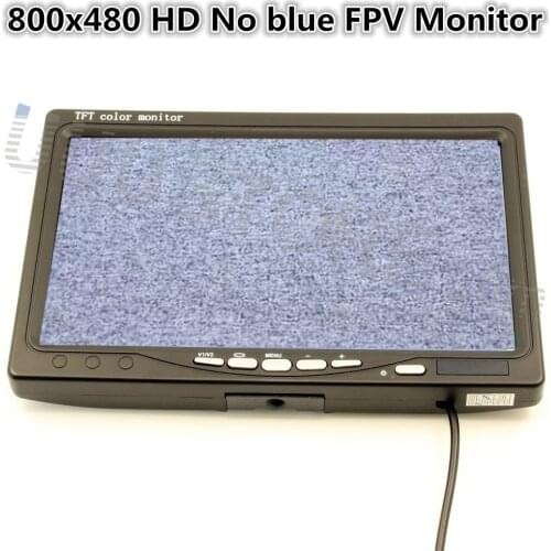 7 inch LCD TFT FPV 800 x 480 Monitor with T plug Screen No blue FPV Monitor Photography for Ground Station DJI Phantom QAV250