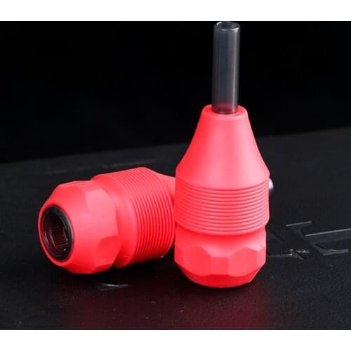 10pca tattoo machine tattoo handle disposable tattoo handle 30mm silicone handle tattoo pen tube plastic tube combination free