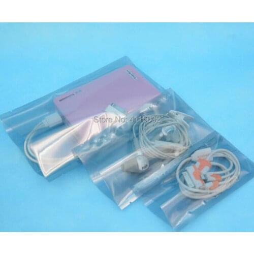 2000pcs 7*11cm Open Top Anti-Static Shielding Plastic Pack Bags ESD Anti Static Packing Storage Bag Antistatic Package Bags