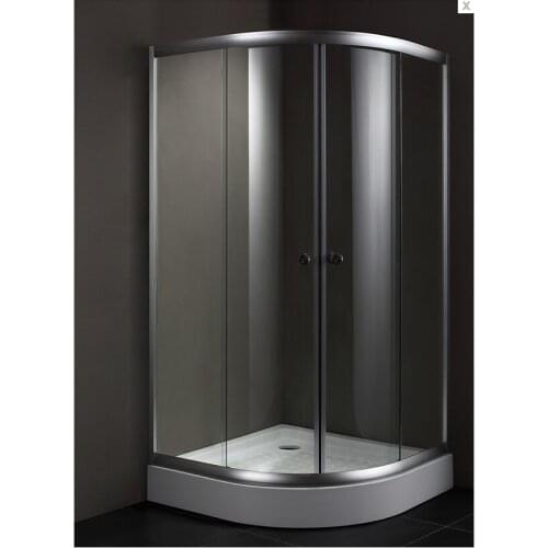 2016 hot sales wholesale clear tempered glass shower screens with acrylic basin shower enclosure AC900S