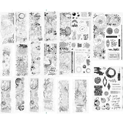French Transparent Clear Silicone Stamp/Seal for DIY scrapbooking/photo album Decorative clear stamp A3136