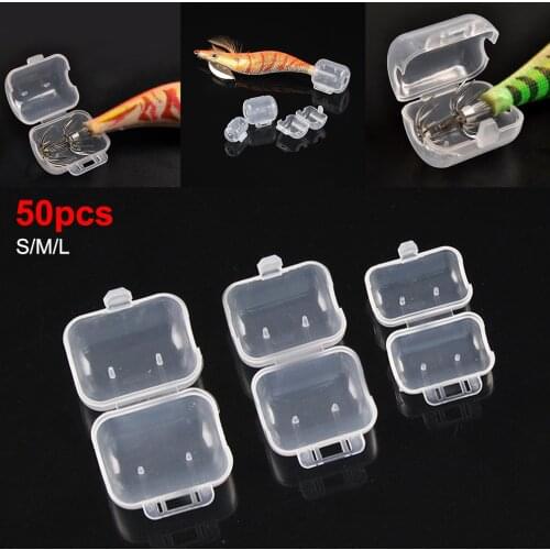 50PCS Fishing Hook Cover Wooden Shrimp Hooks Cover Squid Hooks Field Protector Storage Case Fishing Accessories Field Hook Hat