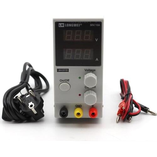30V 10A DC Power Supply Adjustable 3 Digit Display Mini Laboratory Power Supply Voltage Regulator K3010D For Phone Repair