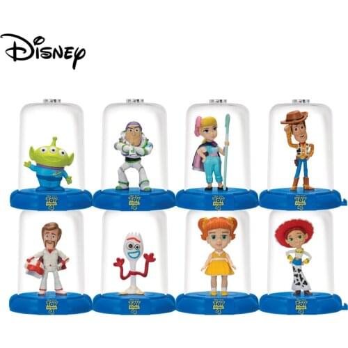 Disney Toy Story Buzz Lightyear Woody Jeesie Bo Peep Forky Action Figure Collection Model Dolls Blind Box Toys For Kids Gift