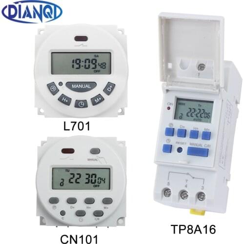 220V 12V 16A week controller Electronic Weekly 7 Days Programmable Digital TIME SWITCH Relay Timer Control