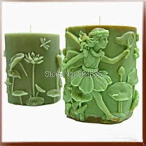 Lotus leaf angel soap mold soap mold fondant cake mould kitchen baking chocolate mould