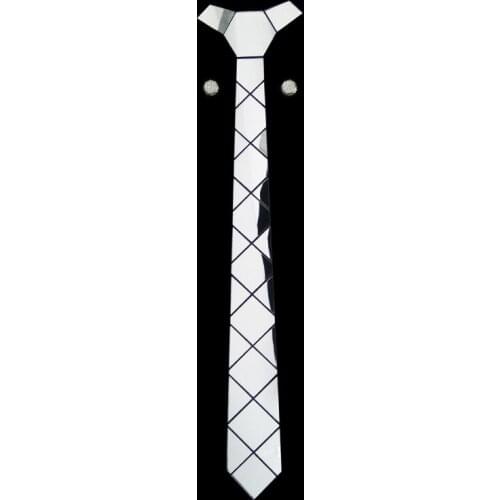 Fashion Geometric Shape Diamond Style Silver Necktie Rhinestones Cufflinks Set Wedding Slim Silver Ties Groom Neckties Party Tie