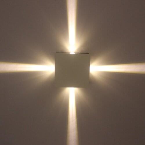 3W 6W 9W 12W Square LED Wall Sconce Light AC85-265V Indoor Engineering Lights Living Room Art Deco Wall Lamp Cold/Warm White