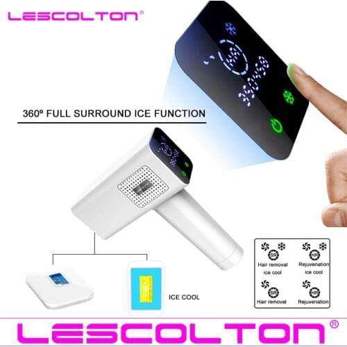 Factory Lescolton Icecool Painless 4in1 IPL Epilator Hair Removal T012 T011C Laser Permanent Trimmer Electric depilador a laser