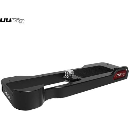 UURig R054 Camera Metal Extension Base Plate Mount Bracket with 1/4 Inch Screws Holes Cold Shoe Compatible with Sony ZV-1