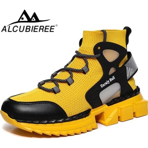 New Style Thick Bottom Running Shoes for Men White Sneakers Outdoor Sport Shoes Man Training Athletic Jogging Shoes Zapatillas