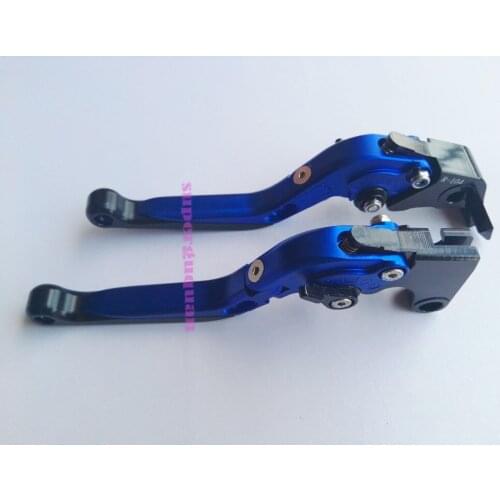 New motorcycle motorbike CNC Foldable Extendable brake&Clutch Levers Blue For YAMAHA YZF R6S CANADA VERSION 2006