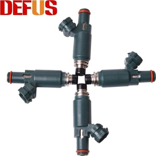 NEW 4X Fuel Injector for Subaru Impreza 2.0L STI 2.0 EJ20 2.5 EJ25 WAX TURBO 02-05 OEM 195500-3920 16611-AA521 Nozzle Injection