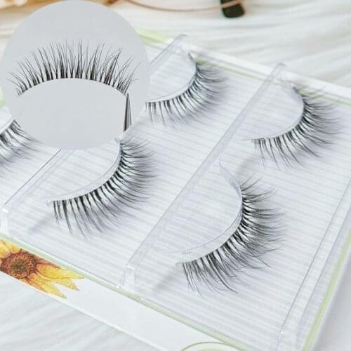 Light & Soft Air Eyelashes Series Makeup 5 Pairs False Eyelashes Natural Look Soft Transparent Stem Makeup Tools Lashes