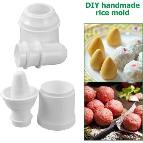 DIY Rice Ball Mold Press Maker Multipurpose Kitchen Meat Ball Mold Arancini Maker Reusable Sushi Tool DIY Handmade Bento Mould
