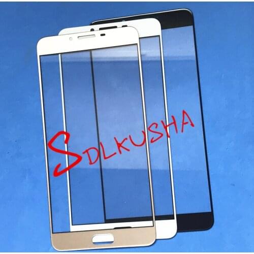 10Pcs Front Outer Screen Glass Lens Replacement Touch Screen For Samsung GALAXY C9 Pro C901F C901DS C900F
