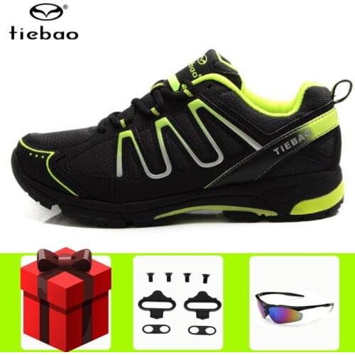 Tiebao New Leisure Mtb Bicycle Shoes Breathable Cycling Shoes Self-locking Bike Superstar Sneakers Sapatilha Ciclismo