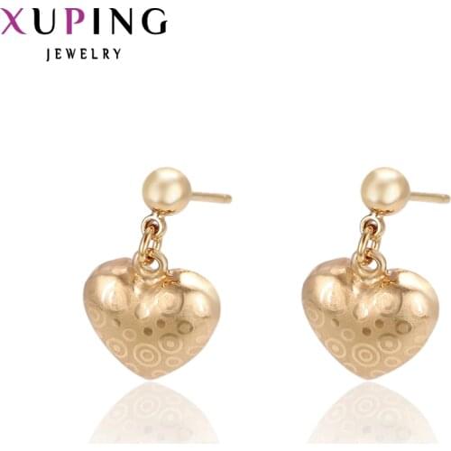 Xuping Romantic Love Heart Shape Earrings Jewelry Charming for Women Mothers Day Present Gift 96877