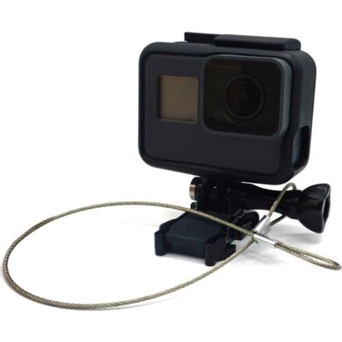 Safety Strap Stainless Steel Tether Lanyard Wrist Hand 30cm For GoPro Camera New