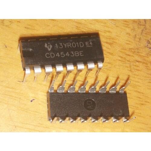10PCS New CD4543 CD4543BE DIP-16 line LCD decoder drive environmental quality