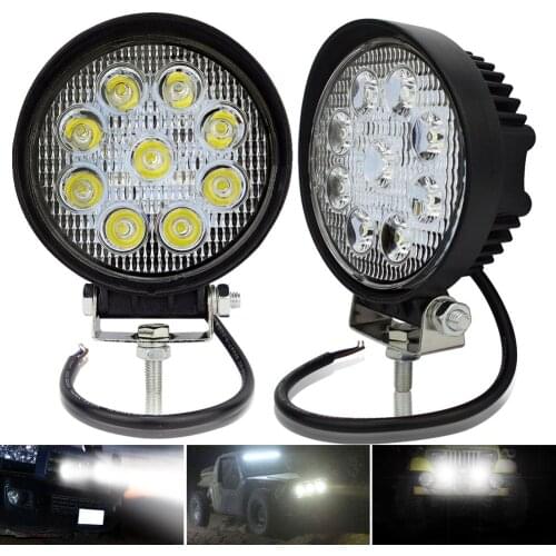 4 Inch Round Led Work Light 12V For Car 4WD ATV SUV UTV Trucks 4x4 Offroad Motorcycle Auto Working Driving Lights