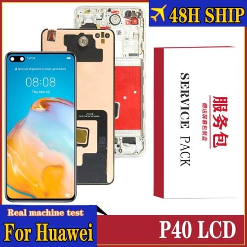 6.1“ For Huawei P40 AMOLED Display Digitizer Assembly Touch Display Apply to Huawei P40 Screen for ANA-AN00 ANA-TN00