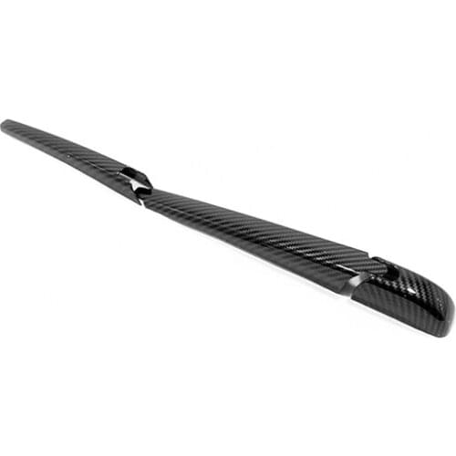 ABS Chrome/ Carbon Fibre for Toyota Highlander Kluger 2014 2015 2016 2017 2018 Car Styling Rear Wiper Strip Frame Cover Trim