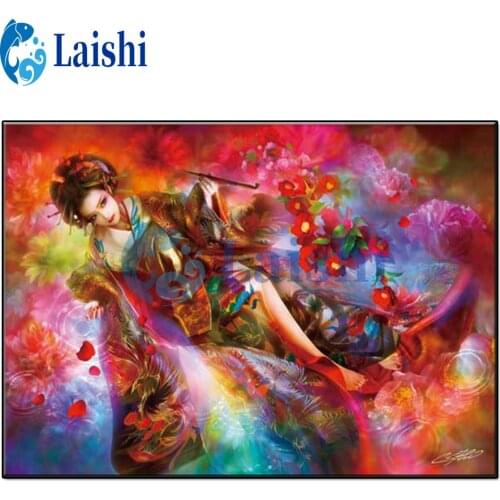 New Fantasy graffiti japanese geisha Diamond Painting DIY full square Round Diamond Embroidery Home Decoration Christmas Gift